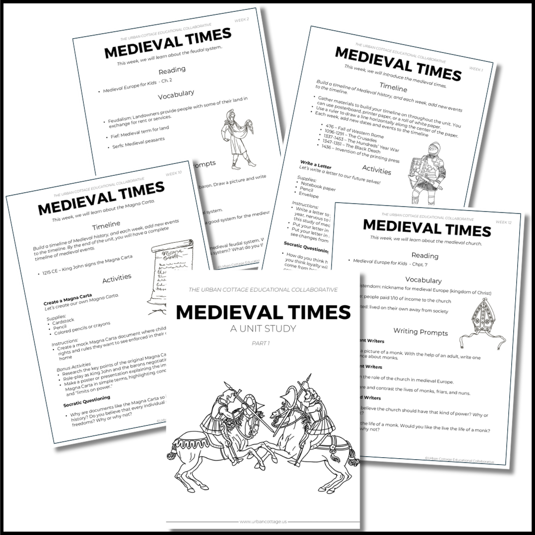 Medieval Times History Unit - Part 1
