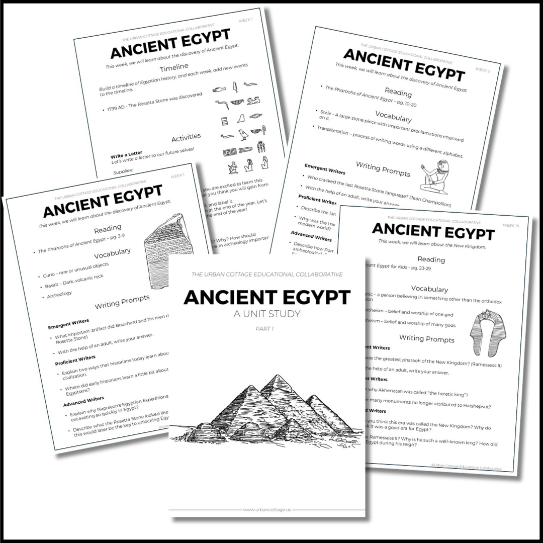 Ancient Egypt Full Year Unit Study - Educational Setting License